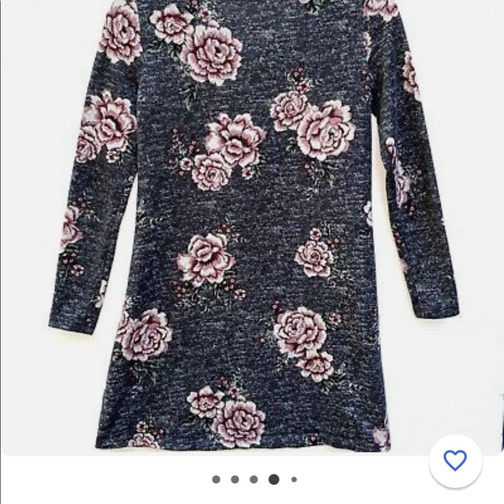 About A Girl Women's Dress
Color: Gray w/pink Floral - Picture 4 of 6